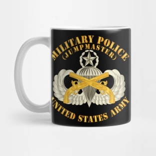 Military Police Branch w Jumpmaster Airborne Badge Mug